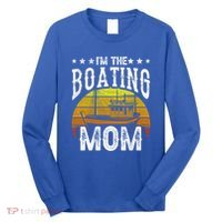 I'm The Boating Mom Yacht Captain Ship Boat Mother Mommy Great Gift Long Sleeve Shirt thumb 0