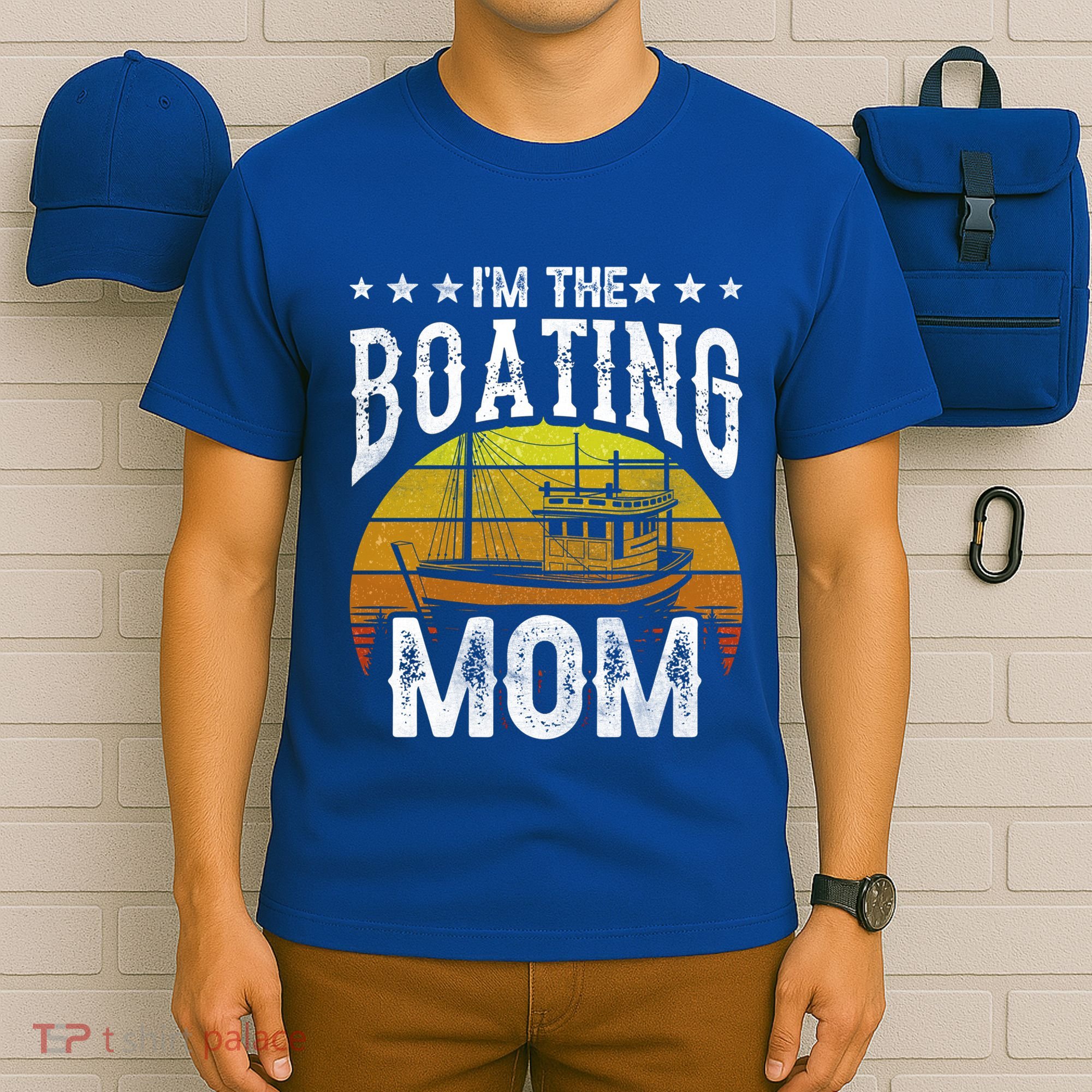 I'm The Boating Mom Yacht Captain Ship Boat Mother Mommy Great Gift T-Shirt
