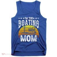 I'm The Boating Mom Yacht Captain Ship Boat Mother Mommy Great Gift Tank Top thumb 0