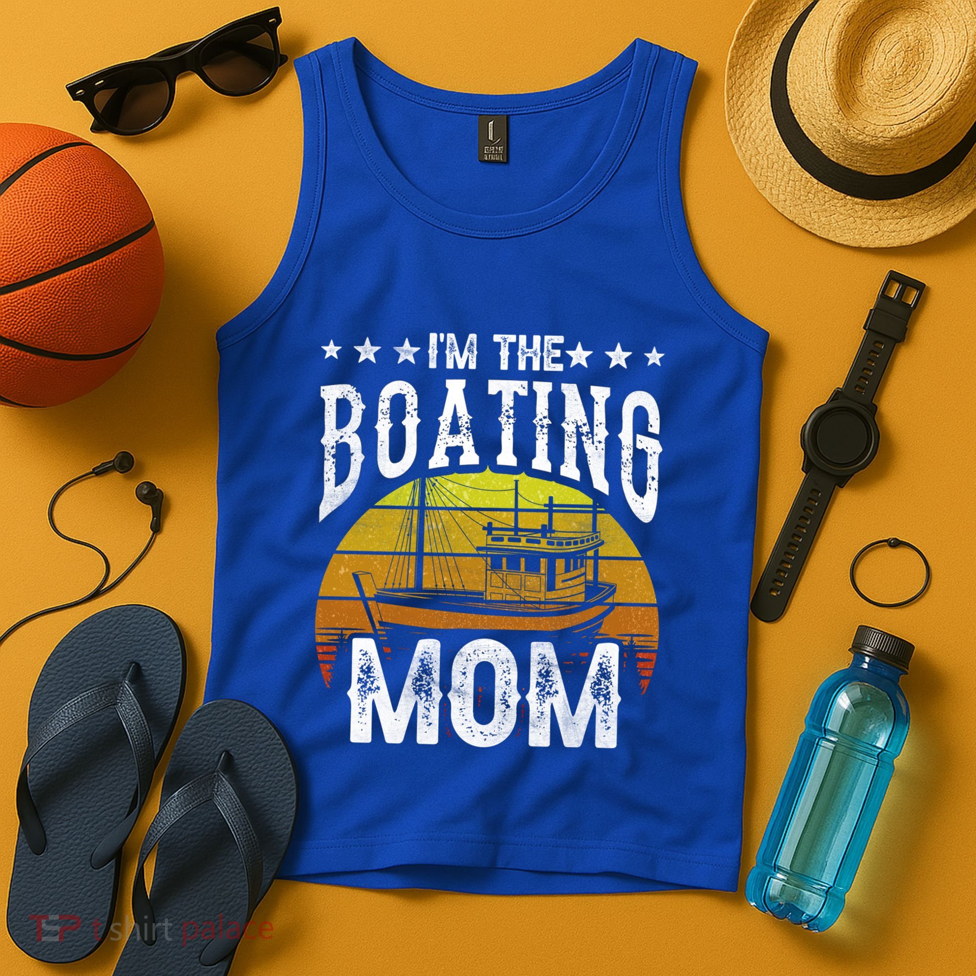 I'm The Boating Mom Yacht Captain Ship Boat Mother Mommy Great Gift Tank Top
