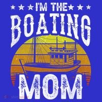 I'm The Boating Mom Yacht Captain Ship Boat Mother Mommy Great Gift Tank Top thumb 6