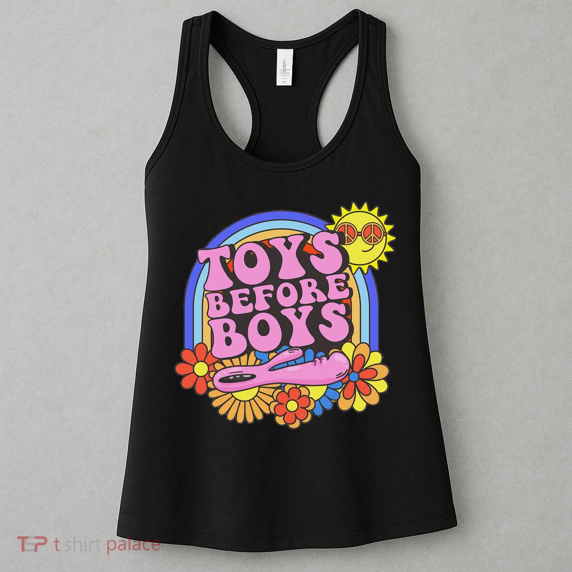 Inappropriate Toys Before Embarassing Adult Humor Women's Tank Top