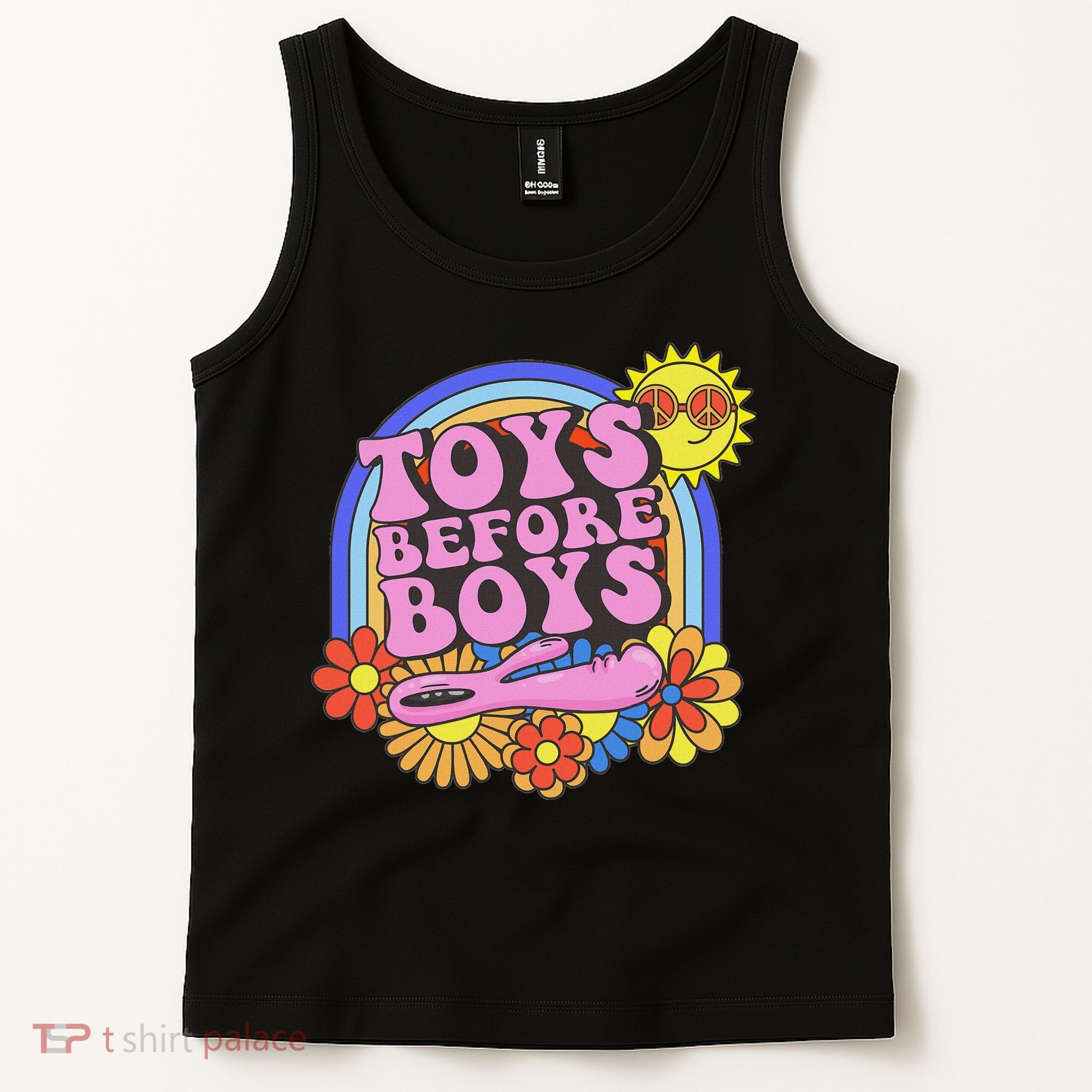 Inappropriate Toys Before Embarassing Adult Humor Tank Top