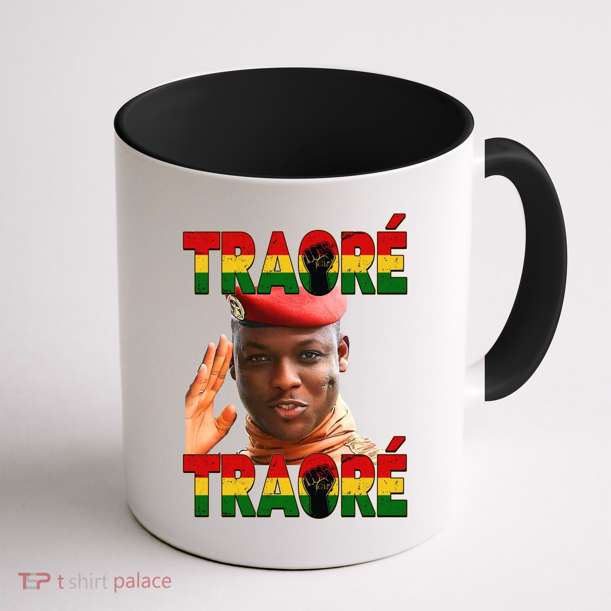 Ibrahim Traoré Burkina Faso Africa Coffee Mug
