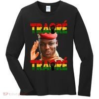 Ibrahim Traoré Burkina Faso Africa Women's Long Sleeve Shirt thumb 0