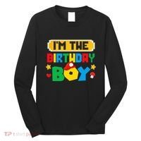 Im The Birthday Boy Game Gaming Family Matching Long Sleeve Shirt thumb 0