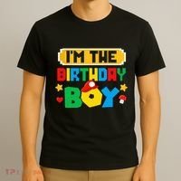 Im The Birthday Boy Game Gaming Family Matching T-Shirt thumb 3