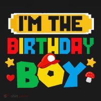 Im The Birthday Boy Game Gaming Family Matching Mousepad thumb 1