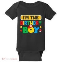 Im The Birthday Boy Game Gaming Family Matching Baby Bodysuit thumb 0