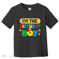 Im The Birthday Boy Game Gaming Family Matching Toddler T-Shirt thumb 0