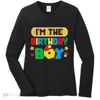 Im The Birthday Boy Game Gaming Family Matching Women's Long Sleeve Shirt thumb 0