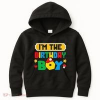 Im The Birthday Boy Game Gaming Family Matching Kids Hoodie thumb 0