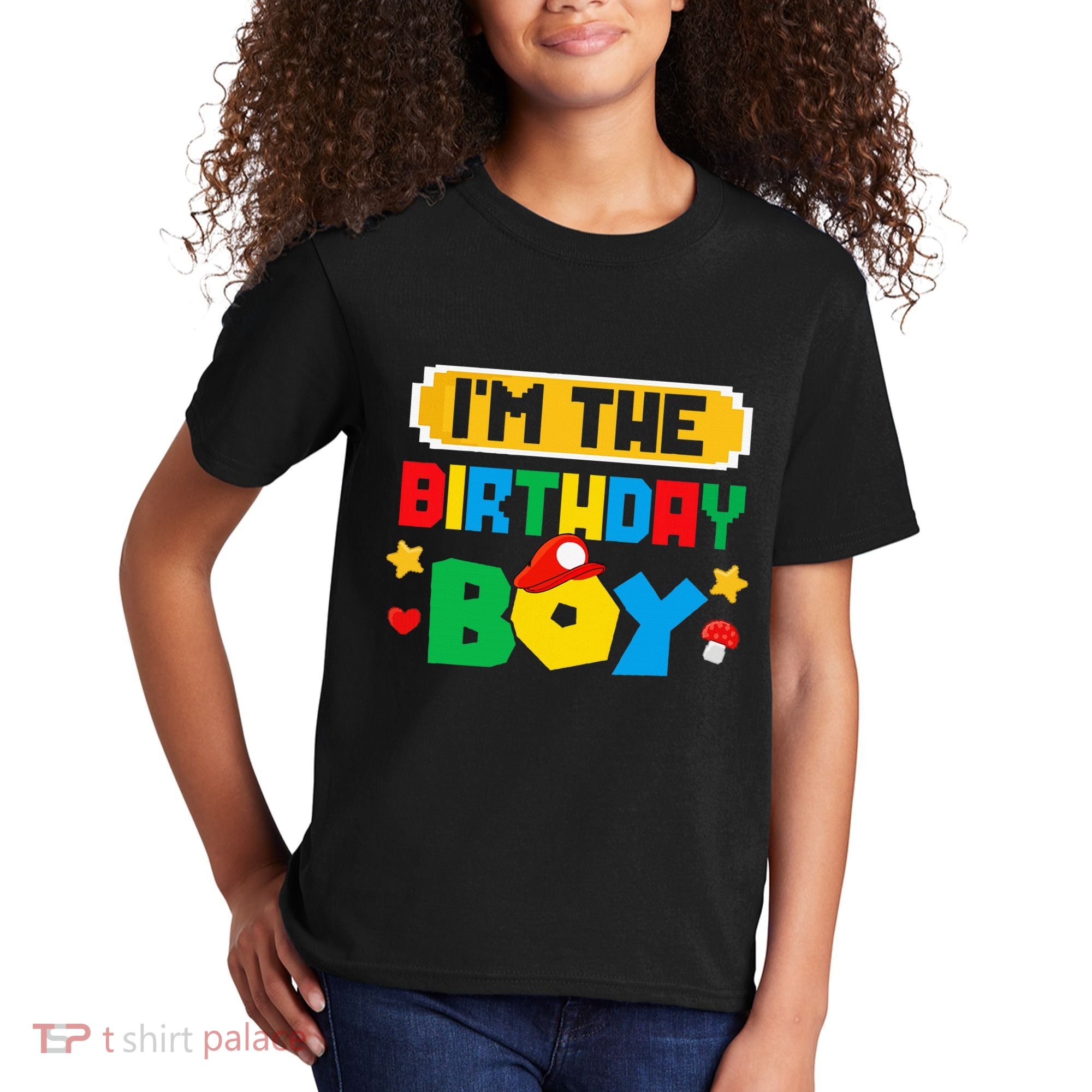 Im The Birthday Boy Game Gaming Family Matching Kids T-Shirt