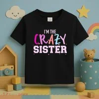 I'm the crazy sister Toddler T-Shirt thumb 3
