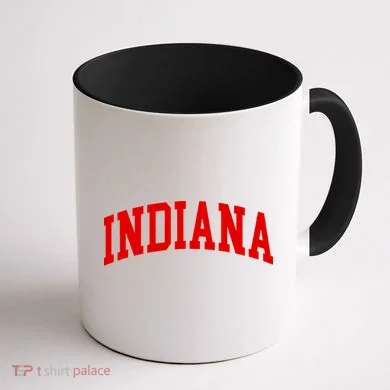 Indiana Throwback Classic Design Coffee Mug back