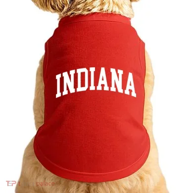 Indiana Throwback Classic Design Doggie Tank