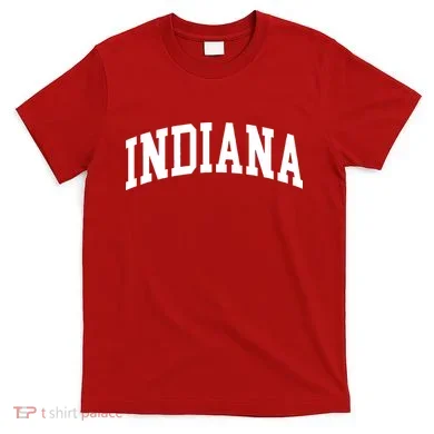 Indiana Throwback Classic Design T-Shirt