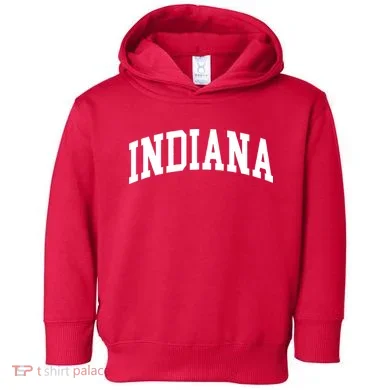 Indiana Throwback Classic Design Toddler Hoodie