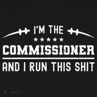 IM The Commissioner And I Run This  Fantasy Football Baby Bodysuit thumb 2