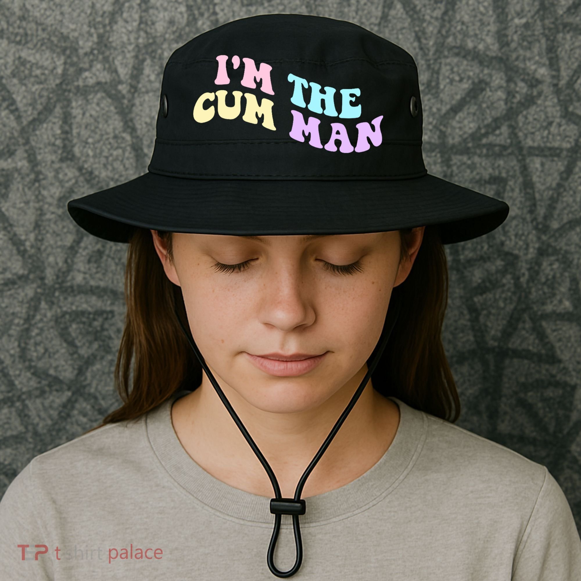 Im The Cum Man Funny Sayings Bucket Hat
