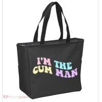 Im The Cum Man Funny Sayings Tote Bag thumb 2