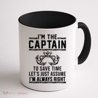 Im The Captain Of The Boat Gift Coffee Mug thumb 1