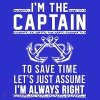 Im The Captain Of The Boat Gift Sweatshirt thumb 3