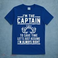 Im The Captain Of The Boat Gift T-Shirt thumb 5
