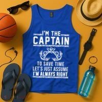 Im The Captain Of The Boat Gift Tank Top thumb 4