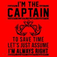 Im The Captain Of The Boat Gift Santa Hat thumb 1