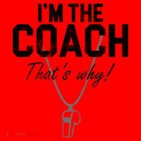 I'm The Coach That's Why Funny Whistle Santa Hat thumb 1