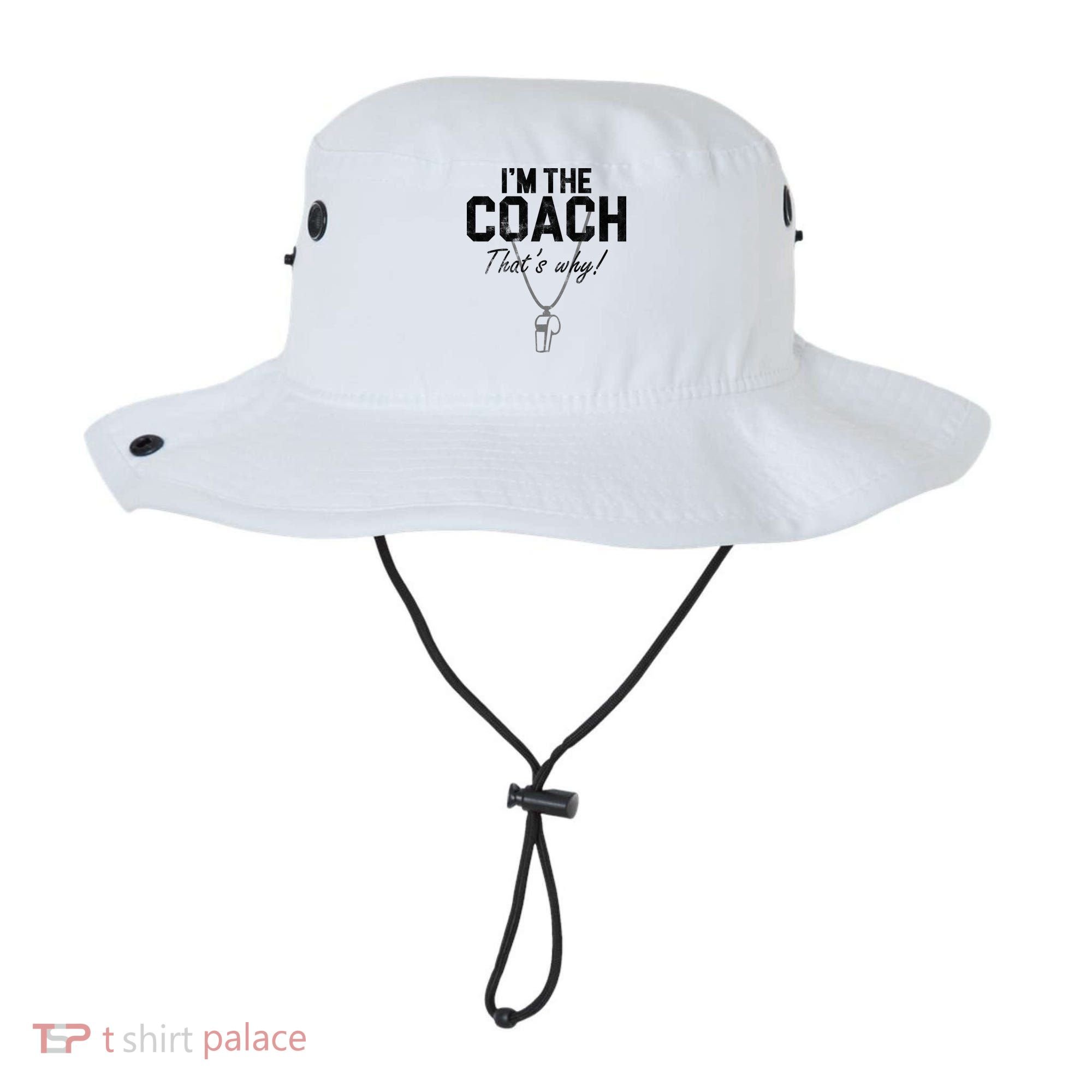 I'm The Coach That's Why Funny Whistle Bucket Hat