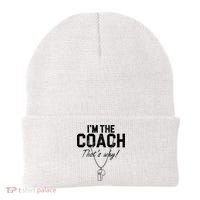 I'm The Coach That's Why Funny Whistle Beanie thumb 0