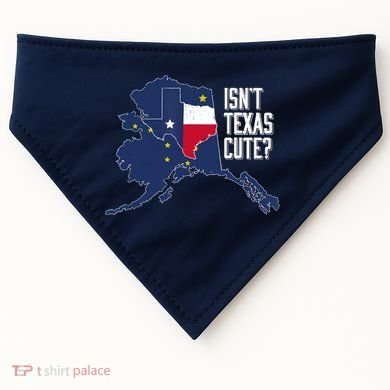 Isnt Texas Cute Alaska Home AK State Design USA-Made Doggie Bandana
