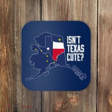 Isnt Texas Cute Alaska Home AK State Design Coaster