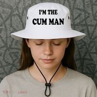 Im The Cum Man Quotes Funny Sayings Bucket Hat thumb 3