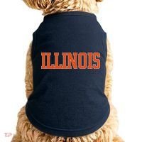 Illinois Throwback Classic Team Sports Varsity Doggie Tank thumb 0