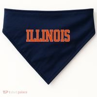 Illinois Throwback Classic Team Sports Varsity USA-Made Doggie Bandana thumb 0