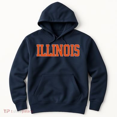Illinois Throwback Classic Team Sports Varsity Hoodie