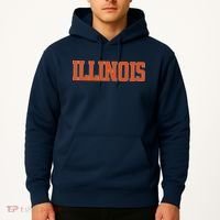Illinois Throwback Classic Team Sports Varsity Hoodie thumb 2