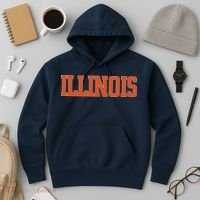 Illinois Throwback Classic Team Sports Varsity Hoodie thumb 3