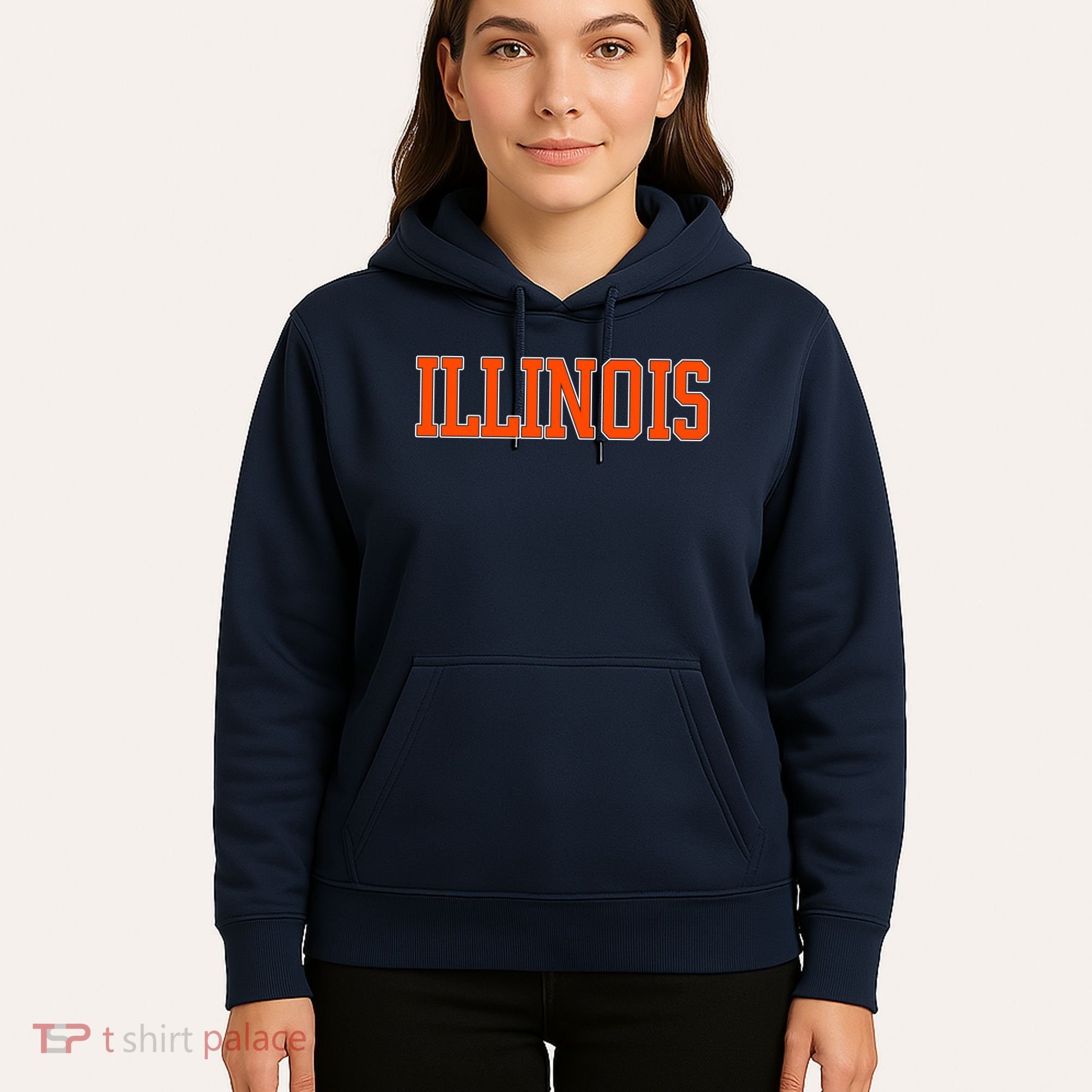 Illinois Throwback Classic Team Sports Varsity Hoodie