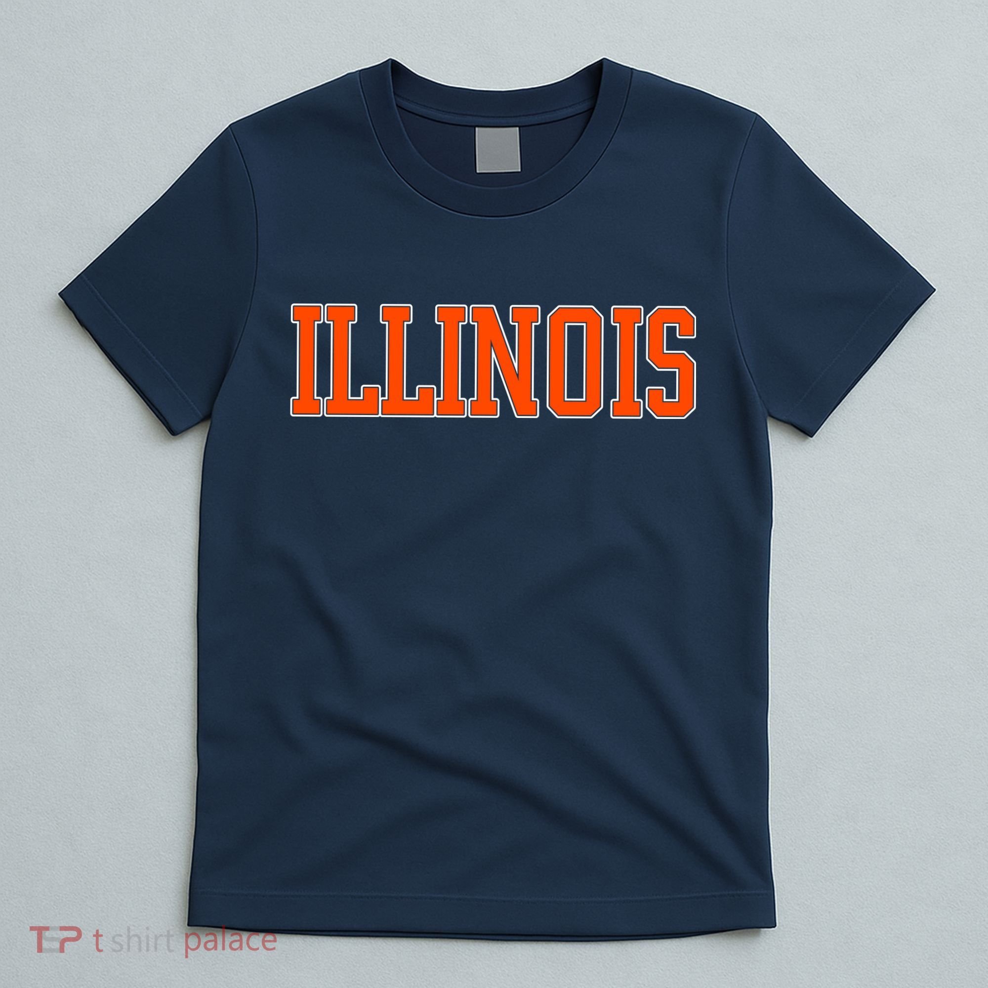 Illinois Throwback Classic Team Sports Varsity T-Shirt