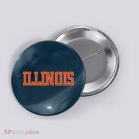 Illinois Throwback Classic Team Sports Varsity Button thumb 0