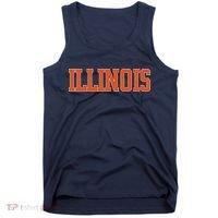 Illinois Throwback Classic Team Sports Varsity Tank Top thumb 0