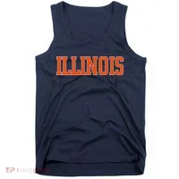 Illinois Throwback Classic Team Sports Varsity Tank Top thumb 0