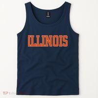 Illinois Throwback Classic Team Sports Varsity Tank Top thumb 2