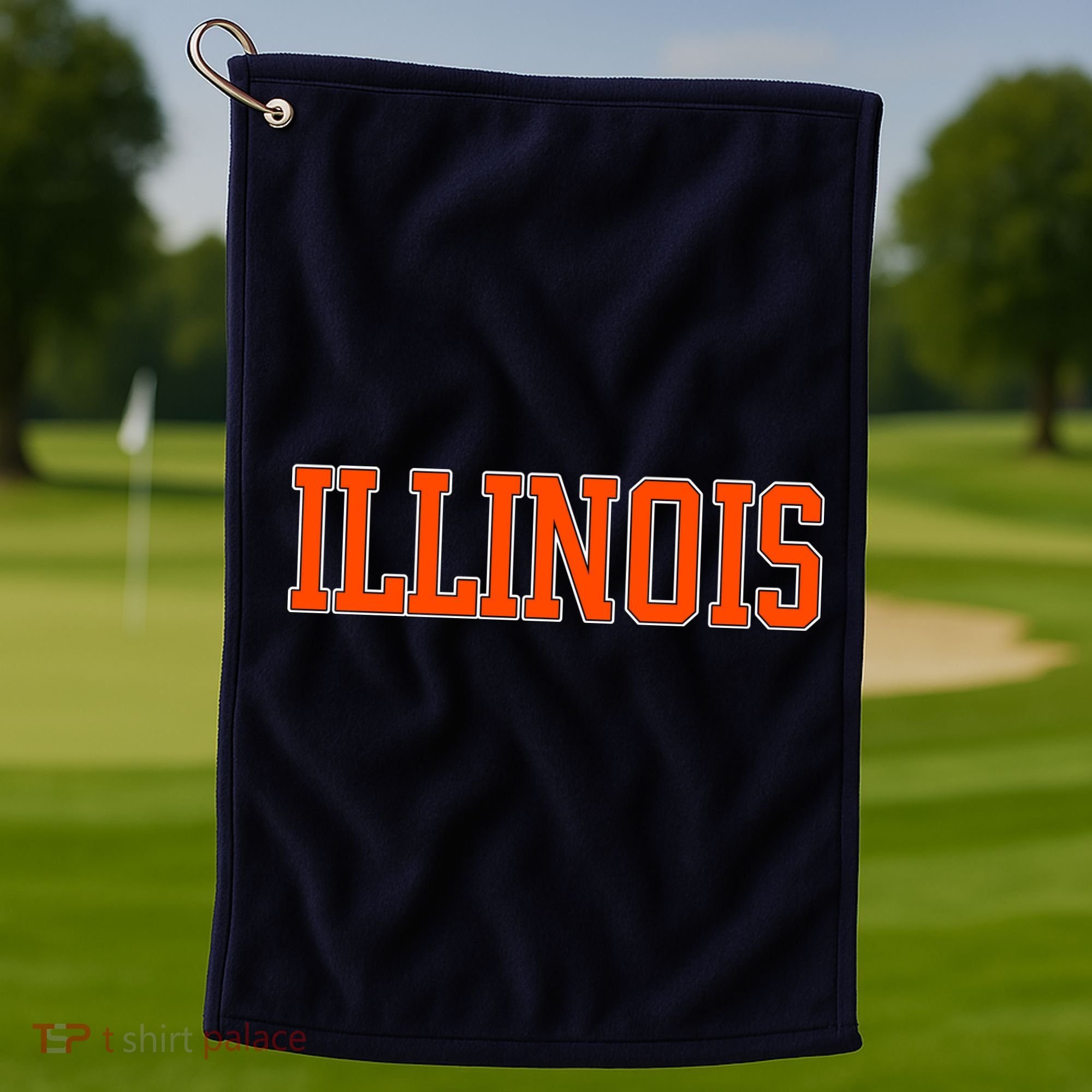 Illinois Throwback Classic Team Sports Varsity Golf Towel