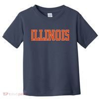Illinois Throwback Classic Team Sports Varsity Toddler T-Shirt thumb 0