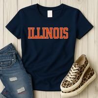 Illinois Throwback Classic Team Sports Varsity Women's T-Shirt thumb 3